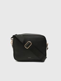 CARPISA ITALIA - Loto Women Crossbody Sling Bag With Detachable Strap - Black (S)