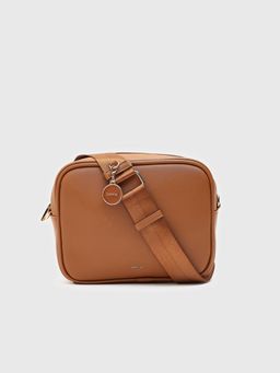 CARPISA ITALIA - Loto Women Crossbody Sling Bag With Detachable Strap - Tan (S)