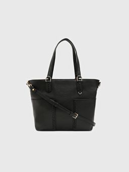 CARPISA ITALIA - Yukon Women Tote Bag With Detachable Strap - Black (L)