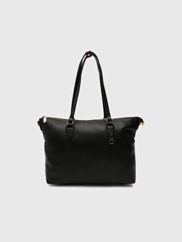 CARPISA ITALIA - Augusta Women Tote Bag With Detachable Strap - Black (L)