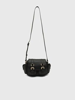 CARPISA ITALIA - Detroit Women Sling Bag With Detachable Strap - Black (M)