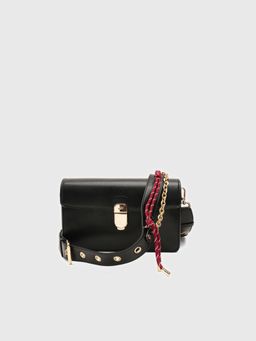 CARPISA ITALIA - Ostenda Women Sling Bag With Detachable Strap - Black (M)