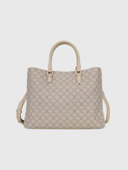 CARPISA ITALIA - Taupe Diana Womens Handbag with Belt (L)
