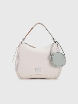 CARPISA ITALIA - Off White Lucille Women Sack Shoulder Bag with Pouch (L)