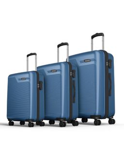 Aristocrat - Axis Teal Hard Luggage Trolley Bag (S/M/L) (Pack of 3)