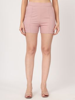 Beatnik - Light Pink Slim Fit Shorts