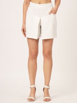 Beatnik - White Loose Fit Shorts