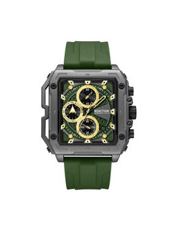 Reaction Kenneth Cole - Men Green Gun Dial Watch (KRWGO0070303) (M)