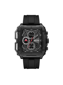 Reaction Kenneth Cole - Men Black Gun Dial Watch (KRWGO0070304) (M)