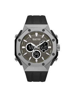 Reaction Kenneth Cole - Men Grey Gun Dial Watch (KRWGP0069402) (M)