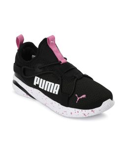 Puma - Rift Slip On Speckle Kids Unisex Infant Black Running Shoes