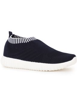 Bata - Woven Navy Blue Casual Shoes