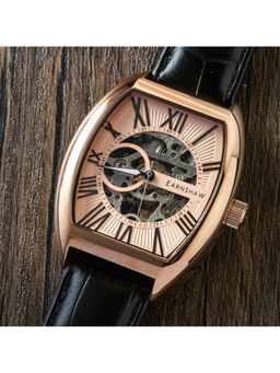 Earnshaw - Beauchamp Automatic Skeleton Rose Gold Tonneau Dial Mens Watch - ES-8148-09