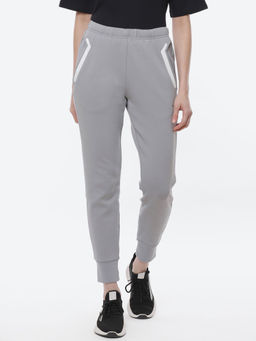 ASICS - W Tech Knit Tapered Grey Women Gym & Training Trackpants