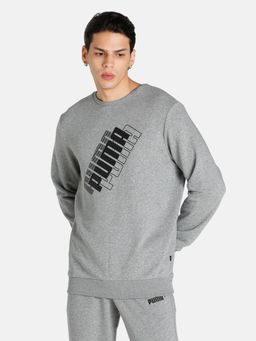 Puma - Power Logo Crew Neck Mens Sweatshirt