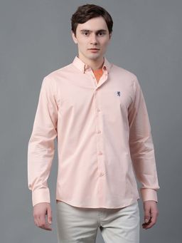 Red Tape - Men Peach Solid Casual Shirt