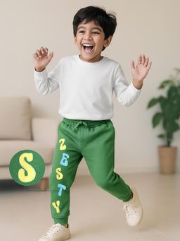 Somersault - Boys Zesty Green Cotton Joggers