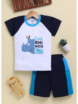 Toonyport - Boys Cotton Printed T-Shirt With Shorts