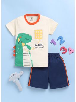 Toonyport - Boys Cotton Printed T-Shirt With Shorts