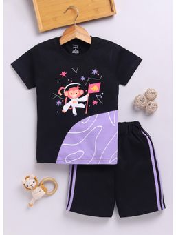 Toonyport - Boys Cotton Printed T-Shirt With Shorts