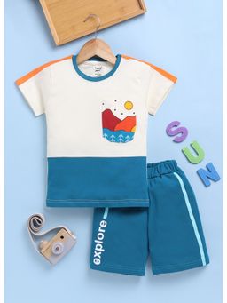 Toonyport - Boys Cotton Printed T-Shirt With Shorts