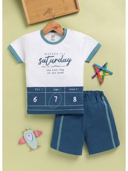 Toonyport - Boys Cotton Printed T-Shirt With Shorts