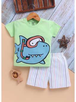 Toonyport - Boys Cotton Printed T-Shirt With Shorts