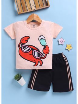 Toonyport - Boys Cotton Printed T-Shirt With Shorts