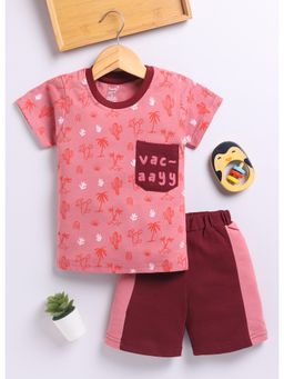 Toonyport - Boys Cotton Printed T-Shirt With Shorts