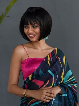 Suta - Pink Solid Viscose Blouse