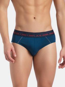 Jockey - US14 Men Super Combed Cotton Solid Brief - Poseidon