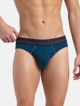 Jockey - US17 Men Super Combed Cotton Rib Solid Brief - Poseidon