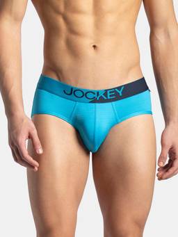 Jockey - MM04 Men Microfiber Mesh Elastane Active Wear Brief - Tropical Sea