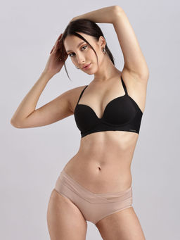 Calvin Klein - Womens Black T-Shirt Bra