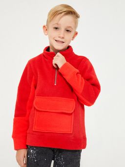 CHERRY CRUMBLE BY NITT HYMAN - Orange Cut & Sew Sweatshirt