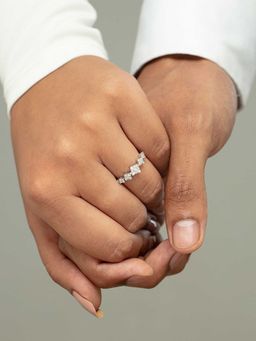 Mia by Tanishq - Wander Love Gold and Diamond Finger Ring