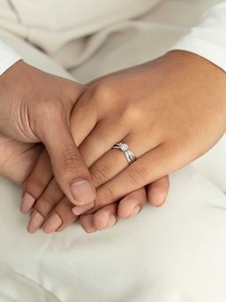 Mia by Tanishq - Forever Tied Gold and Diamond Finger Ring