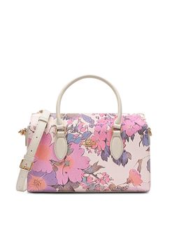 Lavie Paris - Women's Fleur Satchel Bag with Detachable Strap -Pink (MEDIUM)