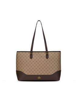 Lavie Paris - Women's Rene Laptop Tote Bag-Khaki (LARGE)