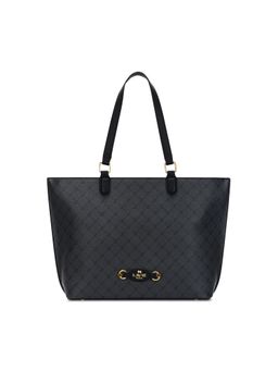 Lavie Paris - Women's Marcus Laptop Tote Bag- Charcoal (LARGE)