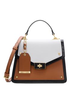 Lavie Paris - Women's Ales Flap Sling Bag- White (SMALL)