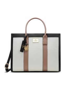 Lavie Paris - Women's Eloise Satchel Bag with Detachable Strap -Black (LARGE)