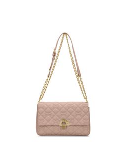 Lavie Paris - Women's Quincy Flap Sling Bag -Nude (MEDIUM)