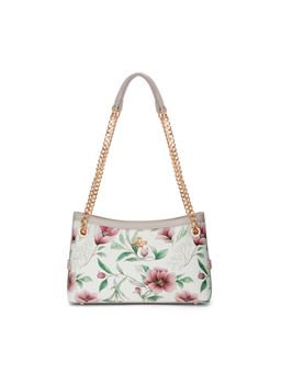 Lavie Paris - Women's Fluer Hobo Bag- White (MEDIUM)