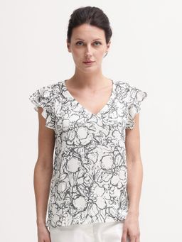 RAREISM - Womens Helene Light Ecru Top