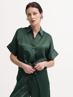 RAREISM - Womens Lamona T Dark Green Top