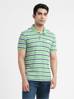 Levi's - Men Green Collar Polo T-Shirt