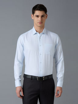 Reid & Taylor - Men Checks White Formal Shirt