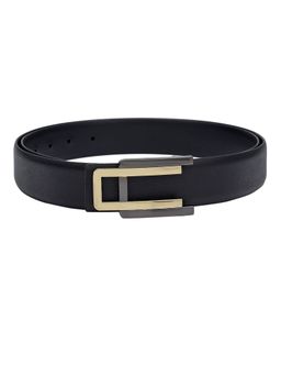Da Milano - Genuine Leather Black Mens Belt