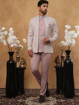 Jompers - Men's Premium Embroidered Sherwani Pant with Jacket